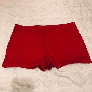 Red NY&C shorts